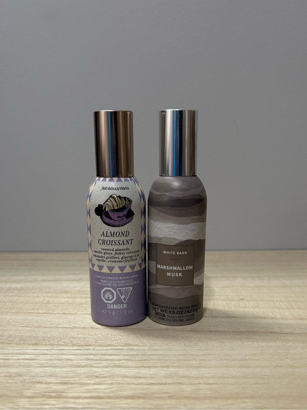 NEW Bath & Body Works Almond Croissant + Marshmallow Musk Room Spray